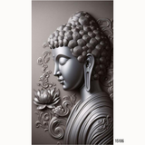 15106 Customised MDF/HDHMR God & Temple 3D Wall Panel