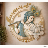 15113 Customised MDF/HDHMR God & Temple 3D Wall Panel