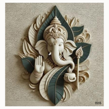 15115 Customised MDF/HDHMR God & Temple 3D Wall Panel