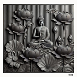 15118 Customised MDF/HDHMR God & Temple 3D Wall Panel