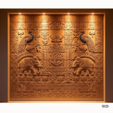 15123 Customised MDF/HDHMR God & Temple 3D Wall Panel