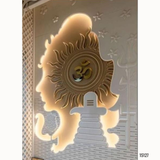 15127 Customised MDF/HDHMR God & Temple 3D Wall Panel