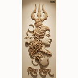 15135 Customised MDF/HDHMR God & Temple 3D Wall Panel