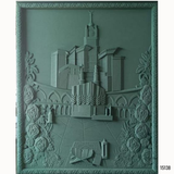 15138 Customised MDF/HDHMR God & Temple 3D Wall Panel