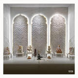 15139 Customised MDF/HDHMR God & Temple 3D Wall Panel