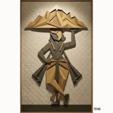 15146 Customised MDF/HDHMR God & Temple 3D Wall Panel