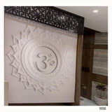 15155 Customised MDF/HDHMR God & Temple 3D Wall Panel
