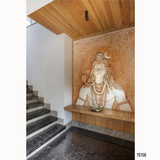 15158 Customised MDF/HDHMR God & Temple 3D Wall Panel