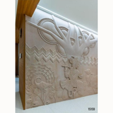 15159 Customised MDF/HDHMR God & Temple 3D Wall Panel
