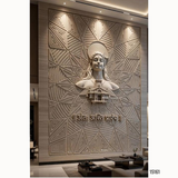 15161 Customised MDF/HDHMR God & Temple 3D Wall Panel