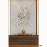15023 Customised MDF/HDHMR God & Temple 3D Wall Panel