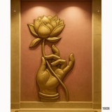 15026 Customised MDF/HDHMR God & Temple 3D Wall Panel