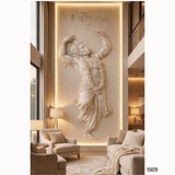 15029 Customised MDF/HDHMR God & Temple 3D Wall Panel