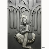 15033 Customised MDF/HDHMR God & Temple 3D Wall Panel