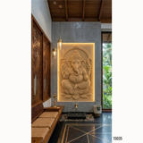 15035 Customised MDF/HDHMR God & Temple 3D Wall Panel