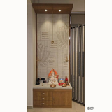 15037 Customised MDF/HDHMR God & Temple 3D Wall Panel