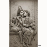 15044 Customised MDF/HDHMR God & Temple 3D Wall Panel