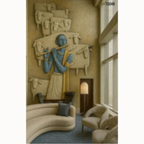 15048 Customised MDF/HDHMR God & Temple 3D Wall Panel