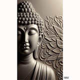 15052 Customised MDF/HDHMR God & Temple 3D Wall Panel