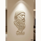 15057 Customised MDF/HDHMR God & Temple 3D Wall Panel