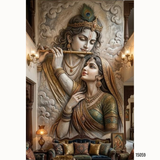 15059 Customised MDF/HDHMR God & Temple 3D Wall Panel
