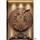 15063 Customised MDF/HDHMR God & Temple 3D Wall Panel