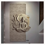 15074 Customised MDF/HDHMR God & Temple 3D Wall Panel
