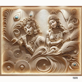 15078 Customised MDF/HDHMR God & Temple 3D Wall Panel