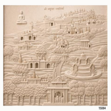 15084 Customised MDF/HDHMR God & Temple 3D Wall Panel