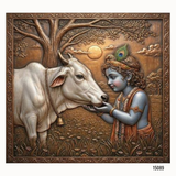 15089 Customised MDF/HDHMR God & Temple 3D Wall Panel