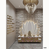 15091 Customised MDF/HDHMR God & Temple 3D Wall Panel
