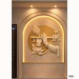 15092 Customised MDF/HDHMR God & Temple 3D Wall Panel