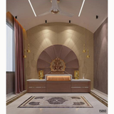 15093 Customised MDF/HDHMR God & Temple 3D Wall Panel