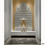 15095 Customised MDF/HDHMR God & Temple 3D Wall Panel