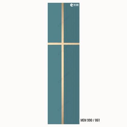 Matteo  Decorative Wall Panel for Feature Walls – 8 ft x 2 ft – 6mm | MEM 990 / 861
