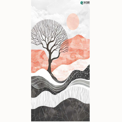 MLA-AKE-102 Artistic Digital Decorative Laminate for Modern Interiors | 1 mm, 8 ft × 4 ft