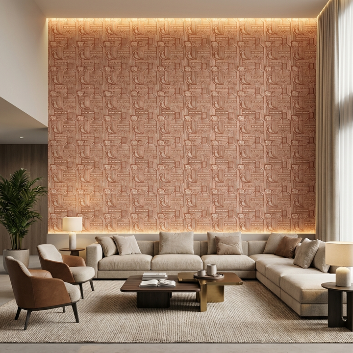 MLA-RBM-110 Kutchkala Lippan Art Decorative Laminate for Premium Interiors | 1.25 mm, 8 ft × 4 ft inspiration
