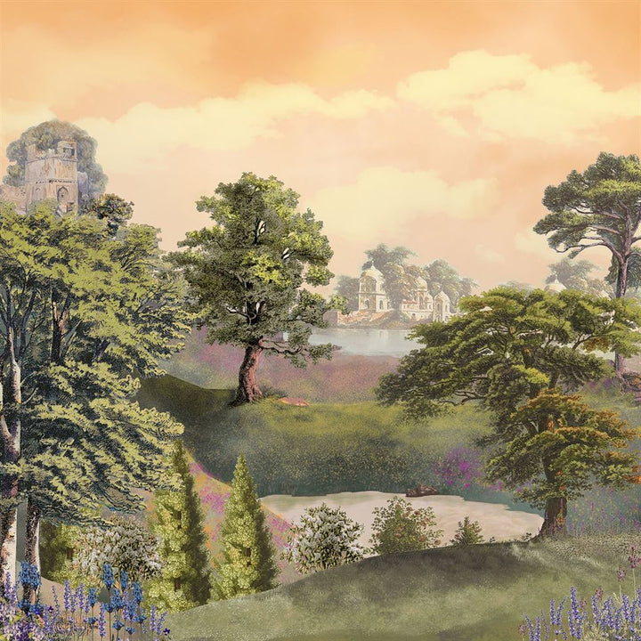 Dream of Green Landscape wallpaper for living room & hospitality interiors | MWA-LWZ-253
