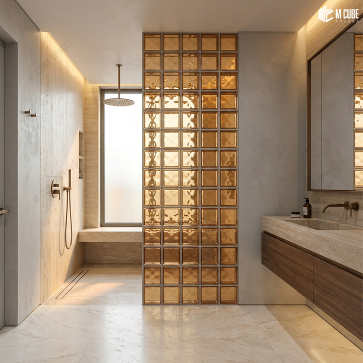 MCS-GBL-102 Decorative Glass Block for Light Diffusing Walls and Partitions inspiration