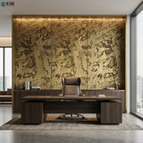 Opaque Stone Veneer - Golden Metallic