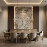 Opaque Stone Veneer - Golden Fantasy Marble