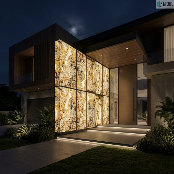 Translucent Stone Veneer - Golden Fantasy Marble inspiration
