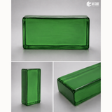 Green Solid Glass Brick – Pure Color | 200 x 100 x 50 mm