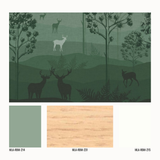 Indian Artistic Digital Laminate – Nandanvan | MLA-RBM-187 | 8 ft x 4 ft, 1mm