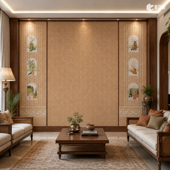 Indian Artistic Digital Laminate – Bindu Rekha | MLA-RBM-171 | 8 ft x 4 ft, 1mm inspiration