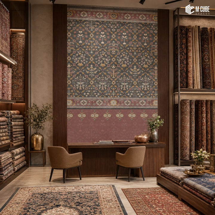 Indian Artistic Digital Laminate – Karigari | MLA-RBM-174 | 8 ft x 4 ft, 1mm inspiration