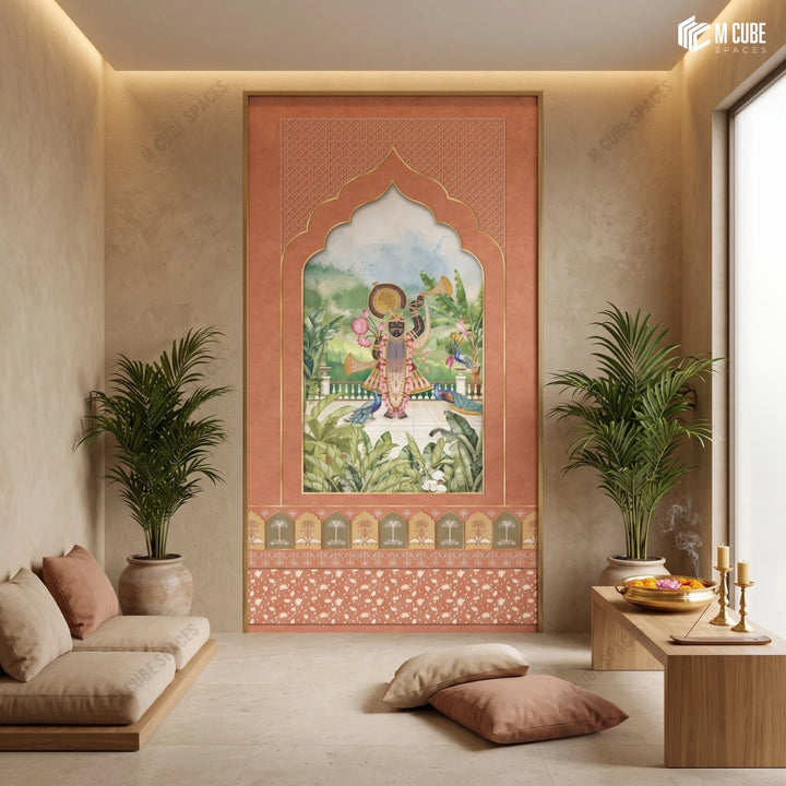 Indian Artistic Digital Laminate – Bankebihari | MLA-RBM-165 | 8 ft x 4 ft, 1mm inspiration