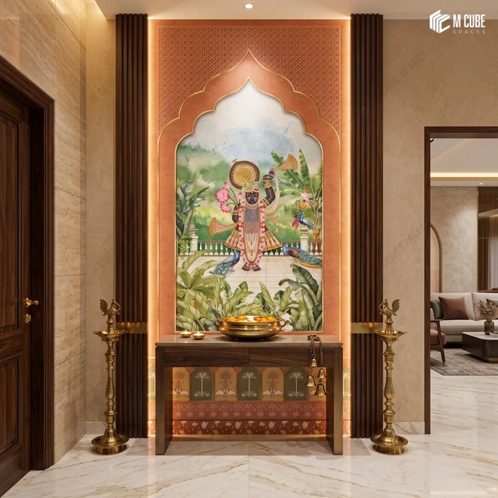 Indian Artistic Digital Laminate – Bankebihari | MLA-RBM-165 | 8 ft x 4 ft, 1mm inspiration