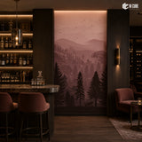 Indian Artistic Digital Laminate – Shant Upavan | MLA-RBM-186 | 8 ft x 4 ft, 1mm