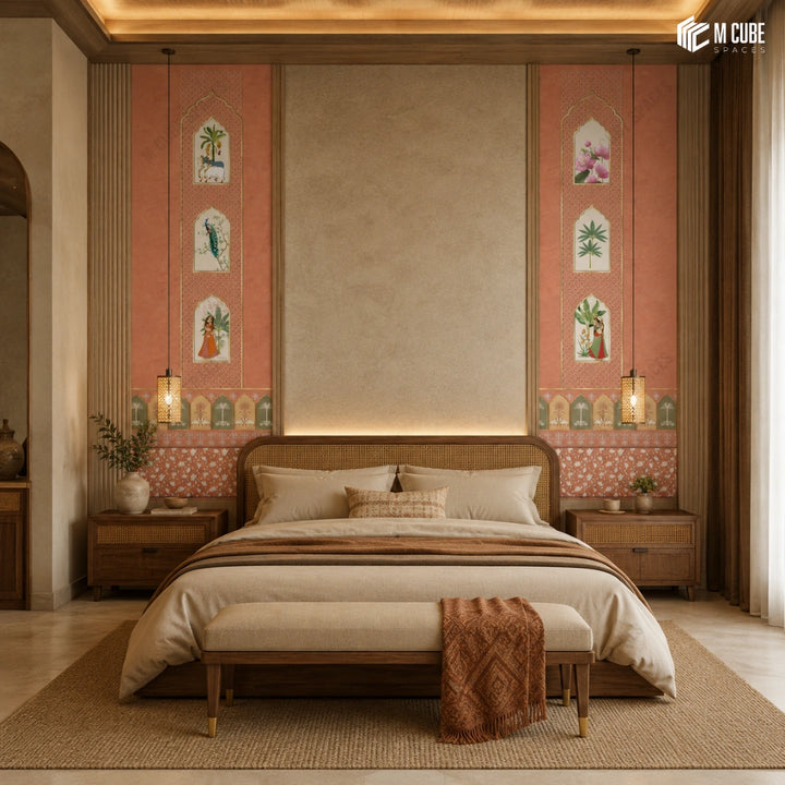 Indian Artistic Digital Laminate – Vrindavanpriya | MLA-RBM-166 | 8 ft x 4 ft, 1mm inspiration